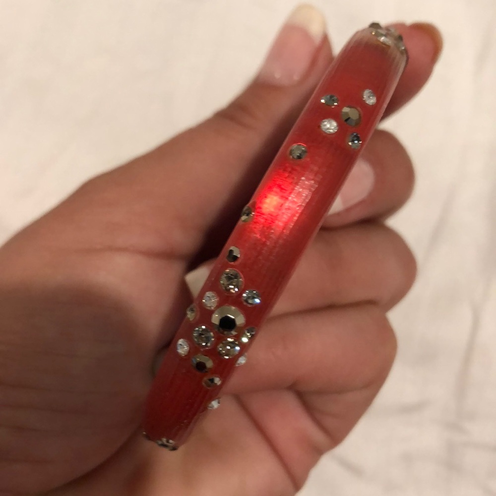 Alexis bitter crystal hinge bracelet